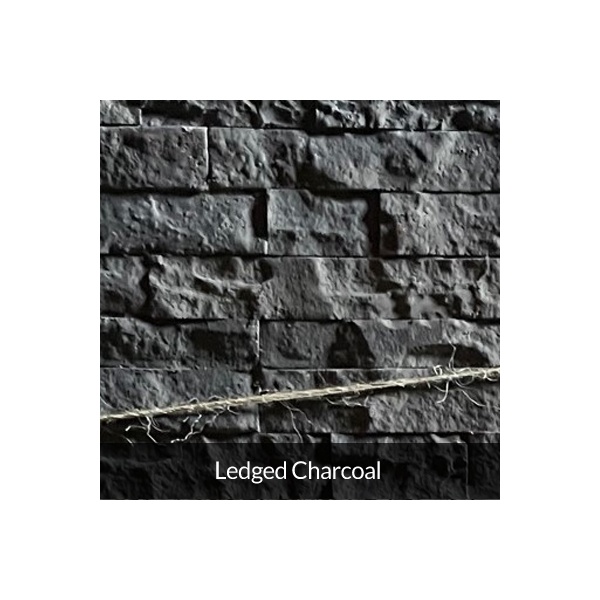 ledgedstackedstonecharcoal